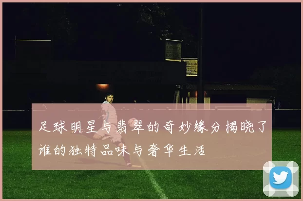 足球明星与翡翠的奇妙缘分揭晓了谁的独特品味与奢华生活